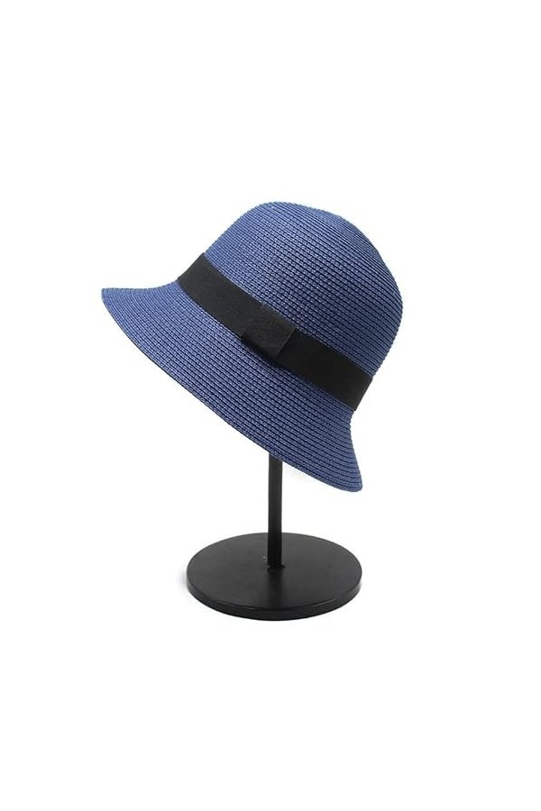 EMFYL JiuRui Chapeaux et Casquettes Été Nouveau Chapeau de Paille Japonais Seau Chapeau Femme Respirant Parasol pêcheur Chape