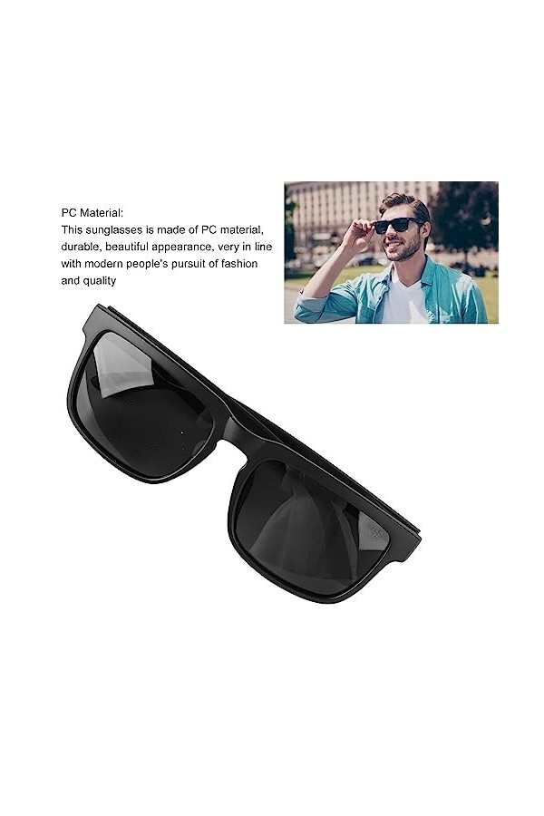 Bediffer Lunettes de Soleil pour Femmes, Largement Utilisées, Grands Cadeaux, Lunettes de Soleil dextérieur PC à Cadre carré