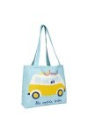 Draeger - Tote Bag Ma petite tribu - Léger, Résistant et Ultra-Souple - Intérieur Spacieux - Tote Bag Coton 100% - Bandoulièr