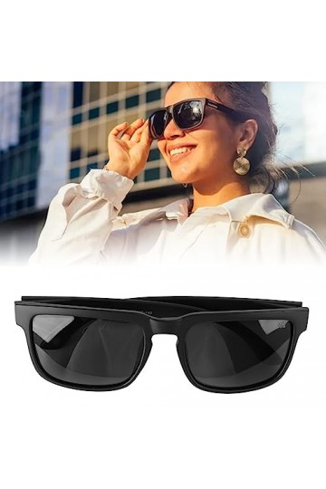 Lunettes de Soleil dextérieur, Lunettes de Soleil déquitation pour Femmes Cadre carré Protection UV PC Grands Cadeaux pour 