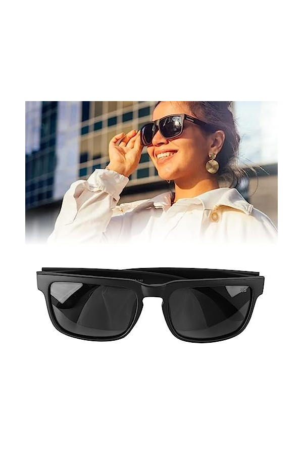 Lunettes de Soleil dextérieur, Lunettes de Soleil déquitation pour Femmes Cadre carré Protection UV PC Grands Cadeaux pour 