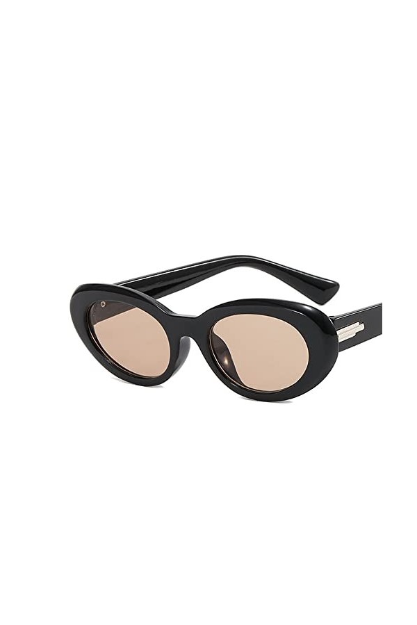 2023 Vintage Petit Cadre Lunettes De Soleil Femmes Ovale Lunettes De Soleil Femmes Nuances été Lunettes Anti-reflet Uv400 Col