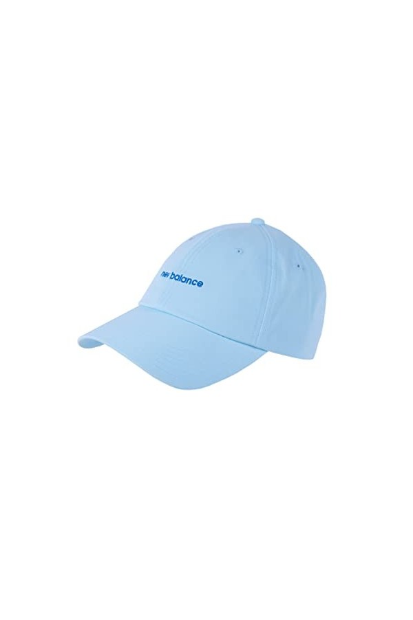 New Balance Casquette NB Linear Logo pour homme et femme, noir, taille unique