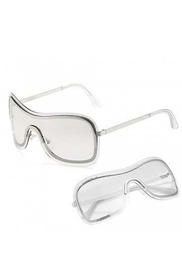 Cyhamse Lunettes de soleil Y2K - Lunettes de soleil surdimensionnées pour femmes | Lunettes de sécurité anti-rayures pour fem