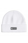 DC Shoes Label - Bonnet à Revers - Femme - One Size - Blanc.