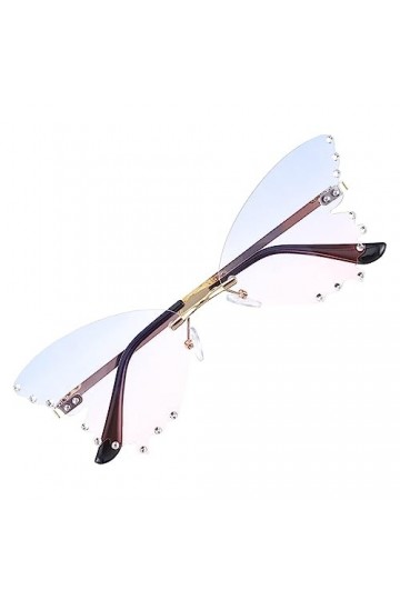 GALPADA 1 Paire Lunettes De Soleil Papillon Lunettes Dété Femmes Lunettes De Soleil Tendance Pour Femmes Abat-jour Papillon 