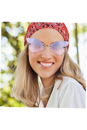 GALPADA 1 Paire Lunettes De Soleil Papillon Lunettes Dété Femmes Lunettes De Soleil Tendance Pour Femmes Abat-jour Papillon 