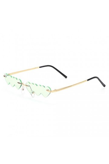 LUOXUEFEI Lunettes De Soleil Lunettes De Soleil Sans Monture Femmes Lunettes De Soleil Rectangle Rose Rouge Pour Femmes Glass