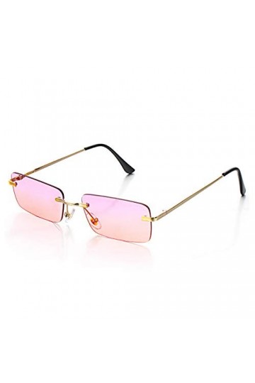 LUOXUEFEI Lunettes De Soleil Rectangle Sans Monture Femmes Lunettes De Soleil Lunettes Unisexe Accessoires De Plein Air