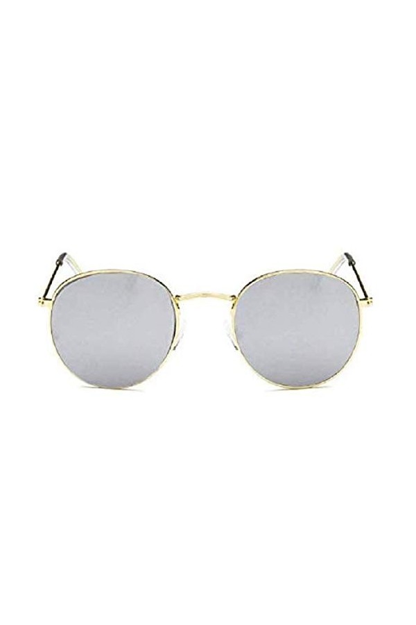 Lovelegis Lunettes rondes pour femme - lunettes de soleil - rétro - vintage - lennon - polarisées - miroir - protection uv400
