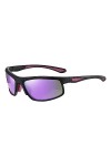 Clicitina Lunettes de soleil de sport pour hommes et femmes avec lumière polarisée, lunettes TR90, lunettes de soleil de nuit