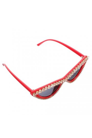 USHOBE Lunettes De Soleil Femmes Lunettes De Soleil Yeux De Chat Lunettes Triangulaires Étroites Lunettes De Soleil Mode Femm