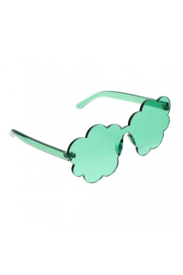 Didiseaon Lunettes Sans Monture à Fleurs Lunettes De Soleil De Quai Pour Femmes Des Lunettes De Soleil Lunettes Disco Nuage H
