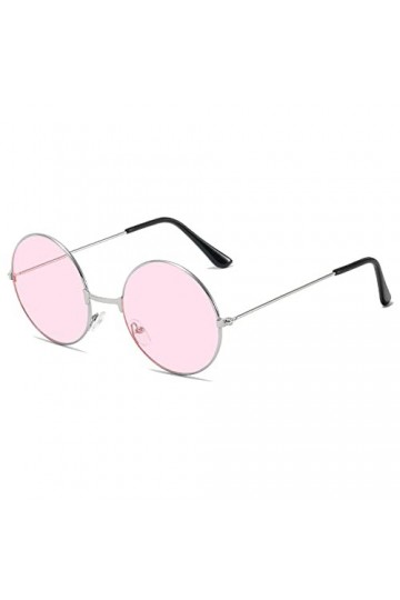 2023 Nouvelle Mode Couleur Bonbon Lunettes De Soleil Rétro Métal Lunettes De Soleil Lunettes Femmes Hommes Miroir Rond Lunett