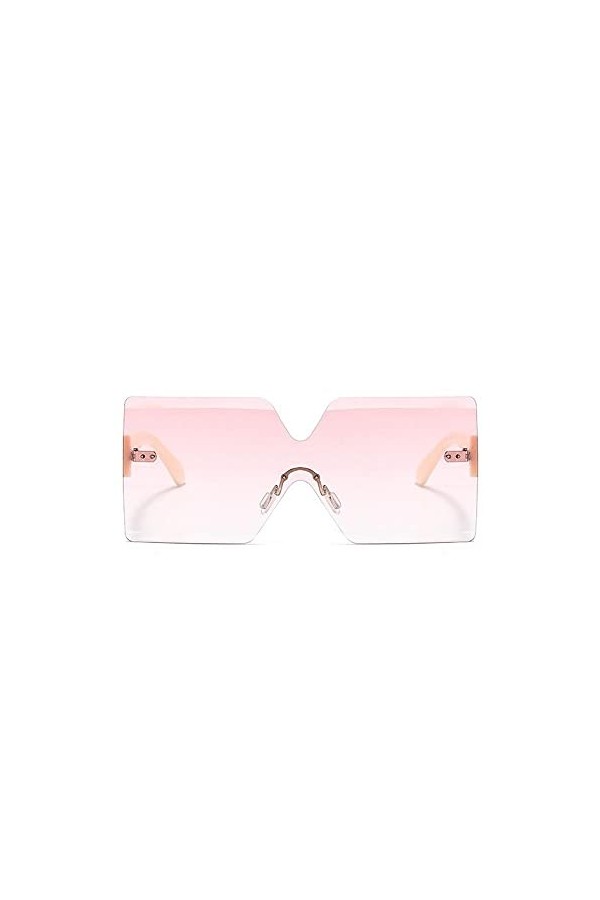 U/N Lunettes de Soleil carrées surdimensionnées Lunettes de Soleil pour Femmes Lunettes de Soleil Mode Grand Cadre Lunettes d