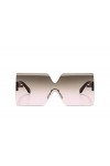 U/N Lunettes de Soleil carrées surdimensionnées Lunettes de Soleil pour Femmes Lunettes de Soleil Mode Grand Cadre Lunettes d