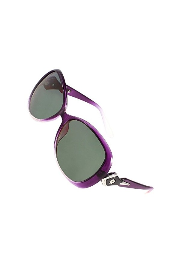Ruilogod Mesdames Femmes Conduisez des lunettes de soleil polarisées de lunettes de soleil polarisées Violet