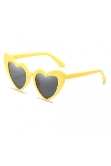 Fashion Love Lunettes de soleil pour homme Lunettes de soleil tendance pour femme jaune 