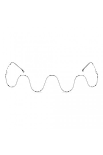 Dorjuli Lunettes de soleil vintage pour femme - Lunettes de soleil classiques sans monture - Vision claire - Lunettes de sole