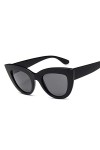 NC Forfemale U V400 Lunettes de soleil vintage pour femme Noir