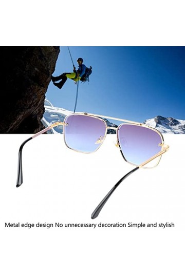 Lunettes de Soleil, Lunettes de Soleil Tendance, Protection UV, élégantes et Simples pour Les Femmes pour Les Vacances