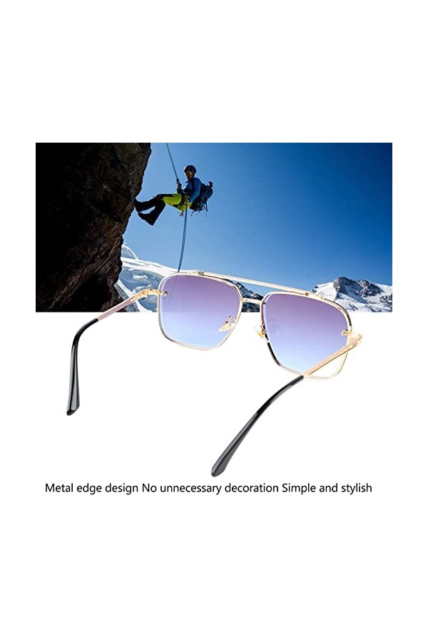 Lunettes de Soleil, Lunettes de Soleil Tendance, Protection UV, élégantes et Simples pour Les Femmes pour Les Vacances