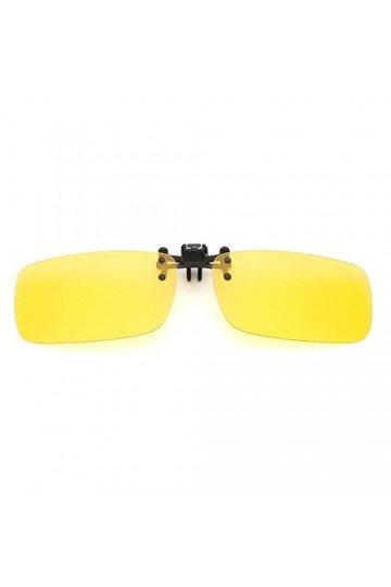 Lunettes de soleil polarisées à clipser, lunettes de soleil à verres rabattables sans cadre UV400 anti-reflets, clip polarisé