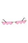 Toddmomy 1 Pc Lunettes De Soleil Coeur Lunettes De Mode Pour Femmes Lunettes De Soleil Femme Accessoires Dété Pour Femmes Ph