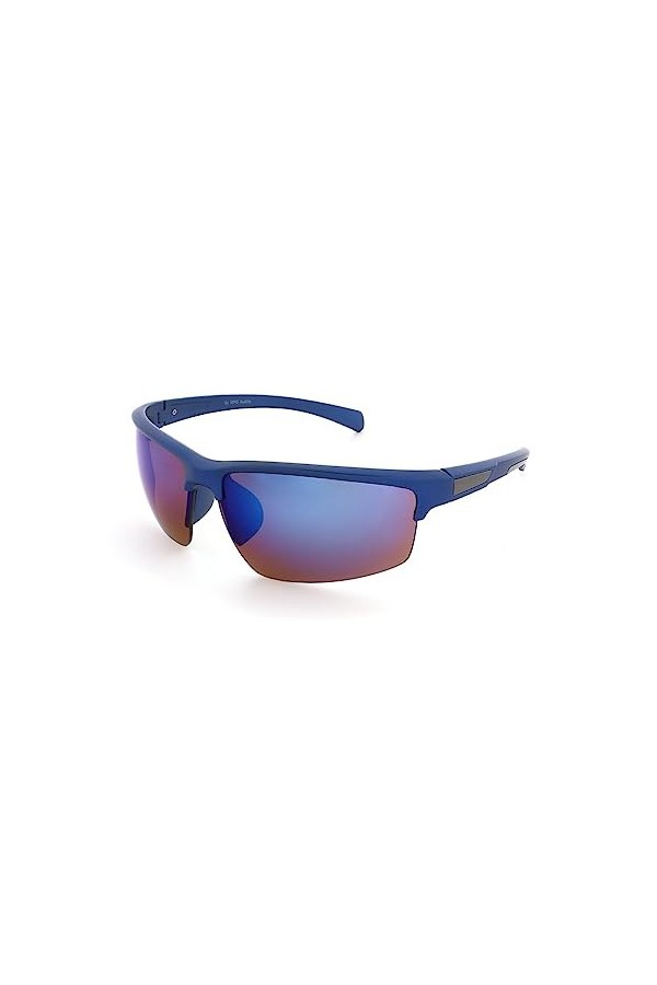 Basley Lunettes de Soleil Sportives Unisexes 8187-s-34, Bleu, Taille Unique Homme