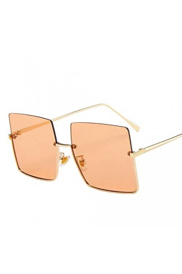 Dorjuli Lunettes de soleil classiques carrées tendance tendance pour femme Lunettes de soleil amusantes Lunettes de soleil pe