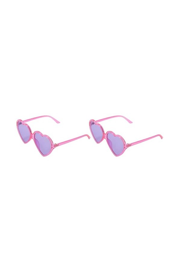 LIZZOT Lot de 2 paires de lunettes rétro années 90 - Grandes femmes - Grandes lunettes de soleil rétro - Lunettes mignonnes -