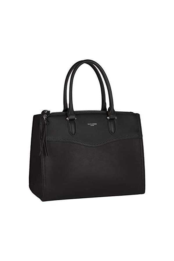 David Jones - Grand Sac à Main Femme - Cabas Fourre-Tout Cuir PU Porté Epaule Bandoulière - Tote Shopper Satchel Bag Elégant 