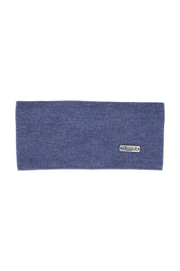 Eisglut Primea Merino Bandeau pour Temps Froid, Noir, Taille Unique Mixte