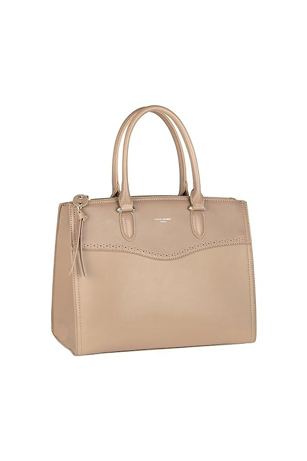 David Jones - Grand Sac à Main Femme - Cabas Fourre-Tout Cuir PU Porté Epaule Bandoulière - Tote Shopper Satchel Bag Elégant 
