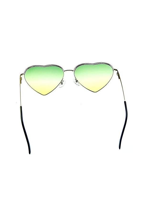 Inception Pro Infinite Lunettes de soleil coeur femme - femme - filles - femme - fille - uv400 - polarisées - monture argenté