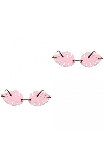 SOIMISS 1Pc Feuille Lunettes De Soleil Hommes De Lunettes De Soleil Polarisées En Métal Décor Extérieur Nouveauté Lunettes De