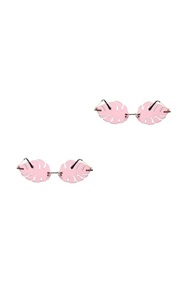 SOIMISS 1Pc Feuille Lunettes De Soleil Hommes De Lunettes De Soleil Polarisées En Métal Décor Extérieur Nouveauté Lunettes De