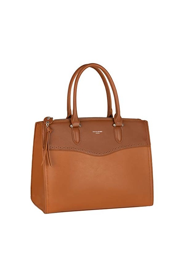 David Jones - Grand Sac à Main Femme - Cabas Fourre-Tout Cuir PU Porté Epaule Bandoulière - Tote Shopper Satchel Bag Elégant 