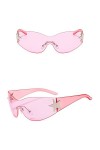 Dorjuli Lunettes de soleil pour femme - Lunettes de soleil rectangulaires classiques - Couleurs hippie - Lunettes de soleil p