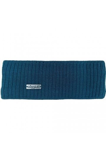 Eisglut Laine mérinos Ninl Bandeau pour Temps Froid, Bleu Sarcelle, Taille Unique Mixte