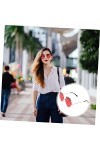 jojofuny 1 Paire Verres à La Fraise Lunettes De Soleil De Mode Pour Femmes Lunettes De Soleil Sans Monture Lunettes De Soleil
