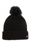 Tamaris Zator Bonnet à Pompon, Jet Black, Taille Unique Femme