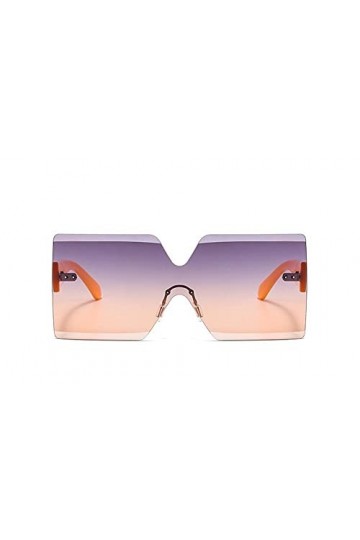 U/N Lunettes de Soleil carrées surdimensionnées Lunettes de Soleil pour Femmes Lunettes de Soleil Mode Grand Cadre Lunettes d