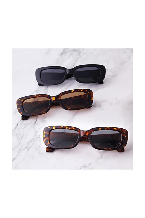 Nouveau Rectangle Lunettes de Soleil Style Femmes&nbsp;Lunettes de Soleil Homme Femme Marque Designer Candy Couleurs Petit Carré