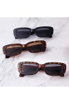 Nouveau Rectangle Lunettes de Soleil Style Femmes&nbsp;Lunettes de Soleil Homme Femme Marque Designer Candy Couleurs Petit Carré