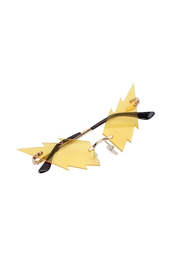 Vaguelly 1 Pc Lunettes Drôles Farce Accessoires Lunettes Accessoires De Farce Lunettes De Soleil Sans Monture Lunettes De Sol