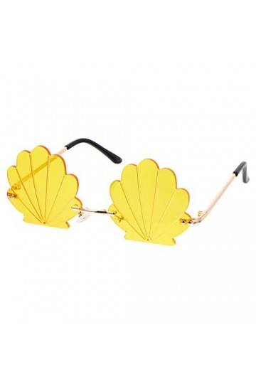 NUOBESTY 1 Pc Lunettes De Soleil Coquille Cool Années 90 Lunettes De Soleil Tendance Pour Femmes Lunettes Coquille Lunettes D