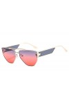 U/N Lunettes de Soleil Tendance Femmes dégradé Clair Nuances Lunettes Lunettes de Soleil Vintage Femme Vintage Cadre carré en
