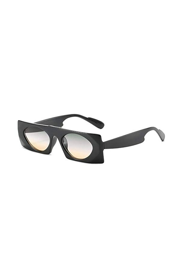 U/N Petites Lunettes de Soleil carrées Femmes Hommes rétro Lunettes de Soleil de Luxe Rondes Une pièce personnalité Lunettes 