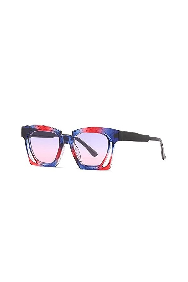 U/N Lunettes de Soleil Vertes à la Mode Femmes Mode Lunettes de Soleil dégradé Femme Vintage Lunettes de Soleil de Luxe Femme